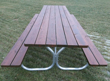 Long Picnic Table w/ aluminum frame