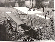 All Aluminum Picnic Table With Stainless Steel Hardware