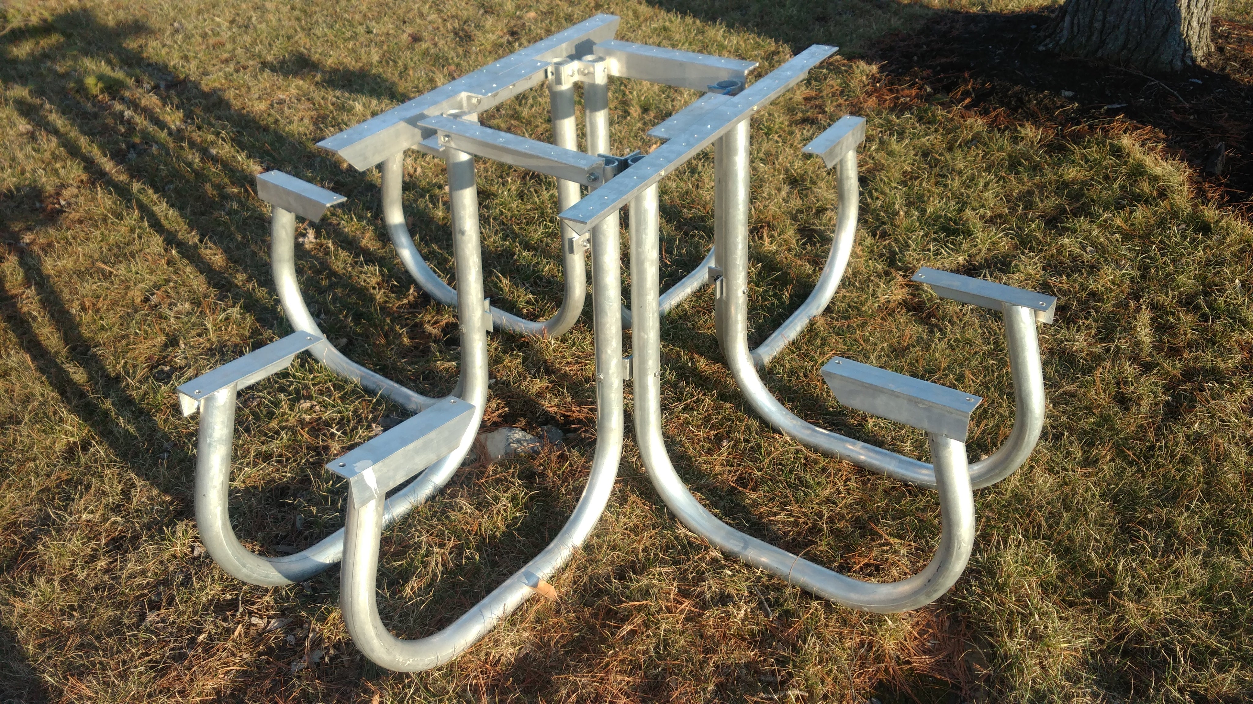 Aluminum Frame For Square Picnic Table~ Frame Only
