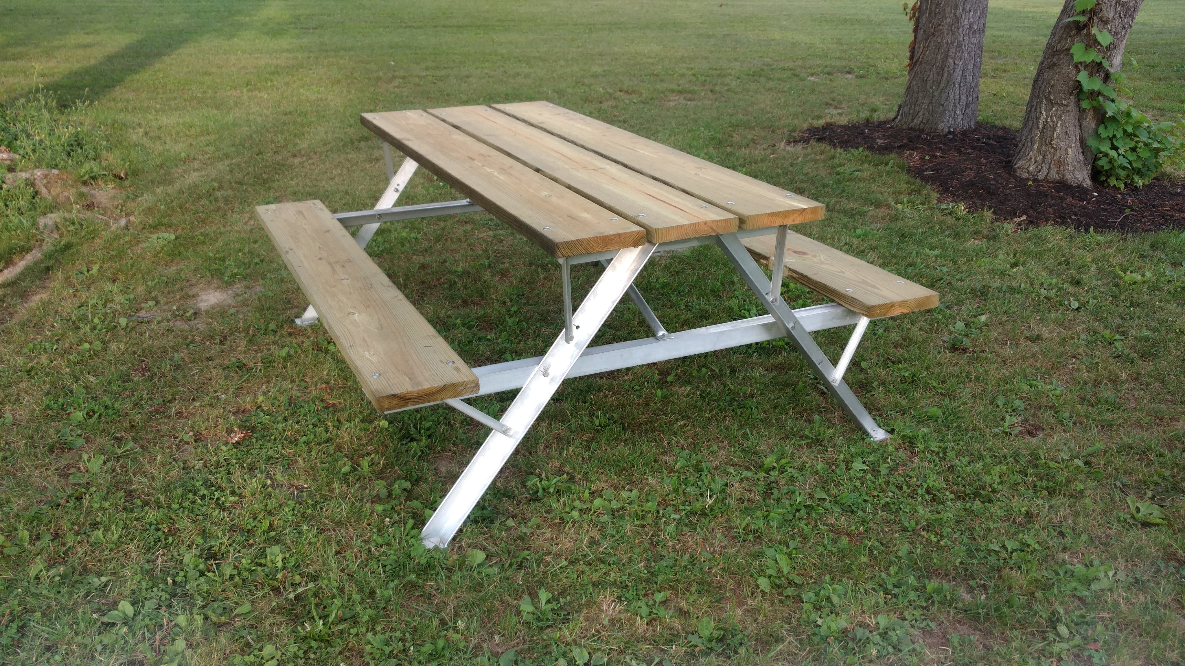 Aluminum Picnic Table Frame ( A Frame style)~ frame only