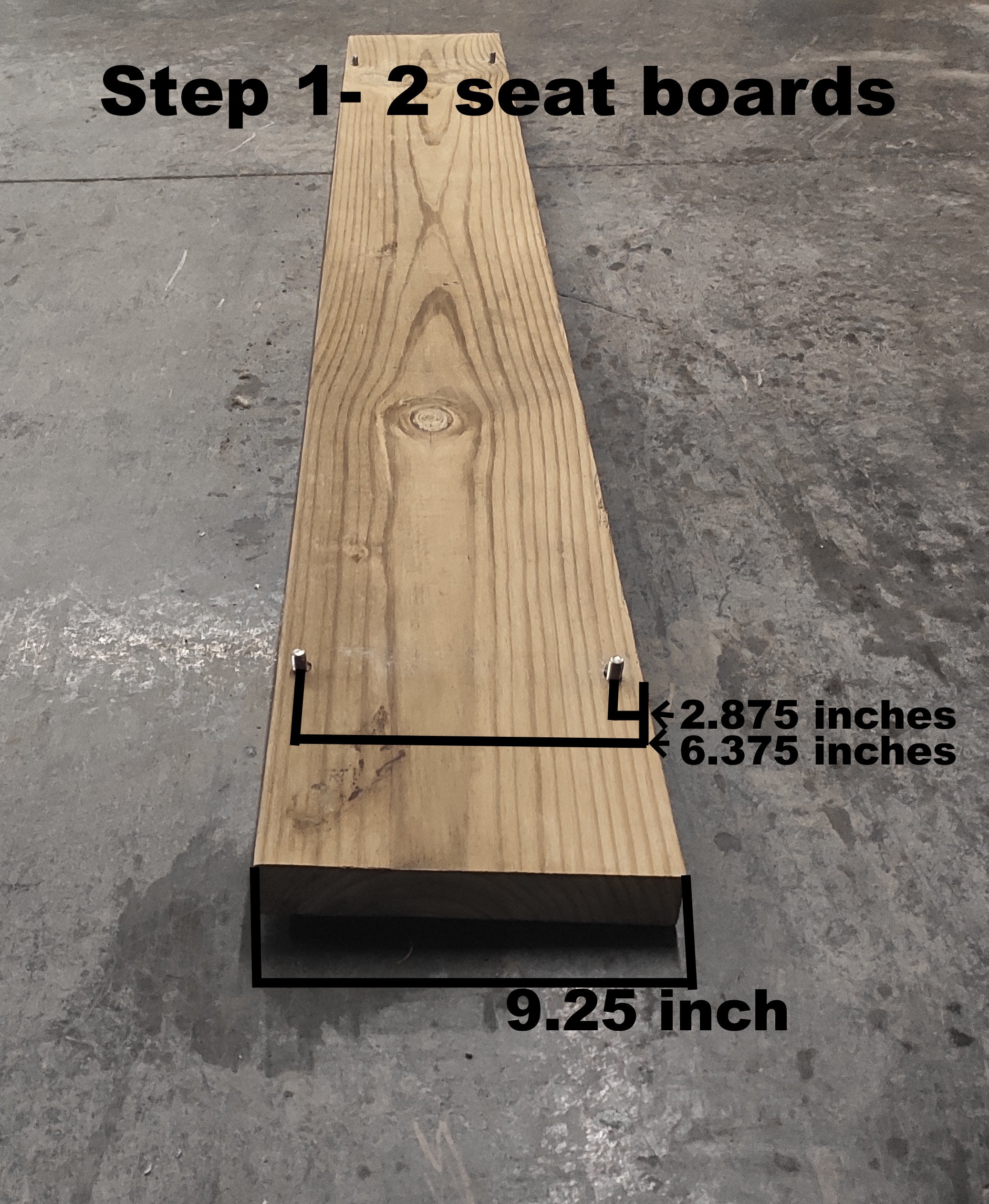 Galve steel picnic table frame- frame only