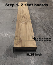 Galve steel picnic table frame- frame only