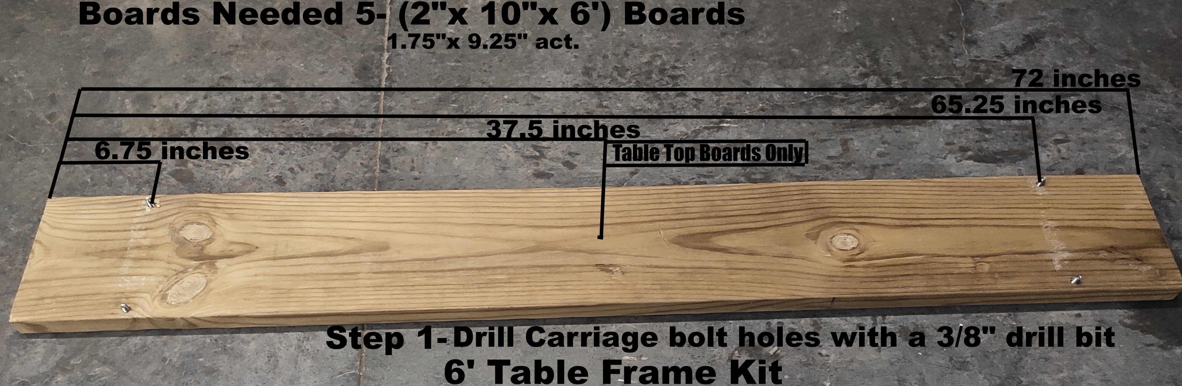 Galve steel picnic table frame- frame only