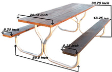 Aluminum Picnic Table frame carriage bolt style - frame only