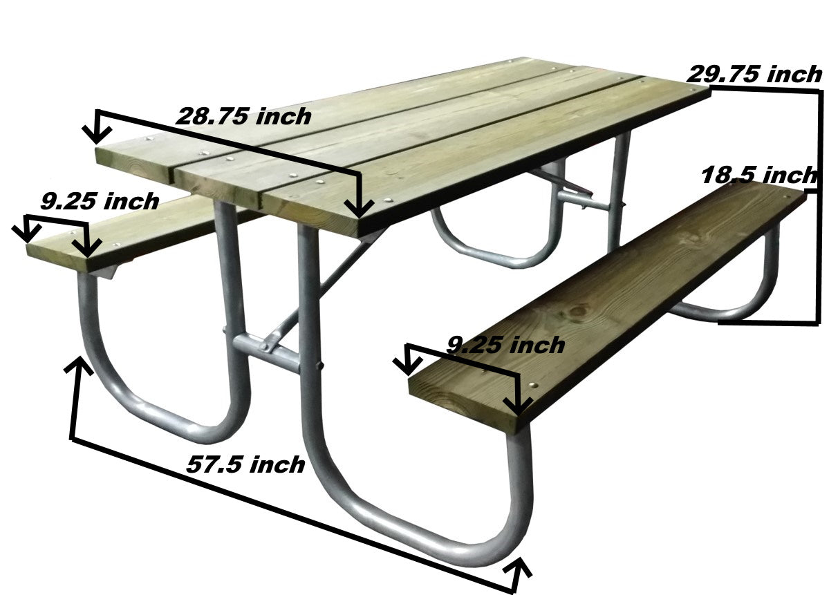 Welded Aluminum Picnic Table Frames Commercial Grade~frame only