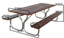 Aluminum Picnic Table Frame- frame only